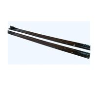 Spoiler Faldón Lateral para Subaru para WRX STI para Impreza 8 Piezas Divisores De Aletas Alerón Lateral Alerón Trasero(Glossy Black)