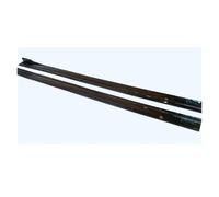 Spoiler Faldón Lateral Universal para Coche 8 Piezas Divisores De Aletas Alerón Lateral Alerón Trasero(Glossy Black)