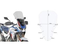 Spoiler Givi d1178st Transparente para Honda CRF1100L Africa Twin Adv SPORTS
