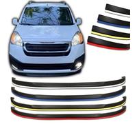 Spoiler Kit De Carrocería Parachoques Delantero Coche Difusor Divisor Alerón Piezas Exteriores Tuning para Peugeot Partner Tepee 2 Uds Alerones Coche(WHİTE)