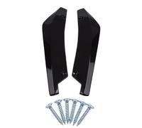 Spoiler Labio Parachoques Apariencia Extensión Faldón Lateral Tira Parachoques Delantero Trasero Coche Difusor Alerón Divisor Protector contra Arañazos(Negro Brillante)
