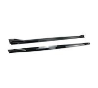 Spoiler Labio Parachoques Extensión De Faldón Lateral para Toyota para Supra A90 A91 2020-2024 Kit De Carrocería Aspecto Fibra De Carbono Negro Brillante(Negro Brillante)
