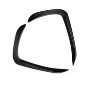 Spoiler Lateral Delantero para X5 F15 para M-Sport 2014-2018 Cubiertas Marcos Faros Antiniebla. Fabricado En ABS Negro Brillante Y Fibra Carbono(Gloss Black)