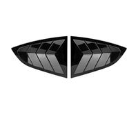 Spoiler Lateral Triangular con Rejilla para Toyota GR86 2021 2022 2023 2024 2025 Decoración para Parabrisas Trasero(Gloss Black)