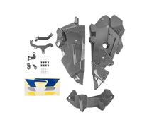 Spoiler Motocicletta Anteriori para MT-09 para MT09 2013-2020 para Tracer para 900 GT 2018 Panel Motocicleta Marco Cubierta Protector Inferior Motor Alerón Carenado(Aspecto de Fibra de Carbono.)