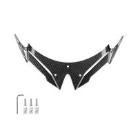 Spoiler para para Ninja 500 2024 2025 Alerón Delantero Carenado Winglets Boca Aerodinámica Cubierta De Protección Protectores Alerón(Negro)