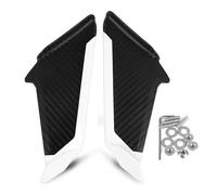 Spoiler para YZF-R1 para R6 para R7 para R15 para R25 para R3 para R125 Carenado Delantero Alerones Aerodinámicos Laterales Alerón Dinámico Decorativo Alerones(Blanco)