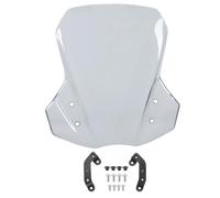 Spoiler Parabrisas Compatible Con Suzuki Para DL650 Para V-STROM 2017-2023 Parabrisas Delantero Deflector Viento Piezas Pantalla Transparente Protectoras(Gray)