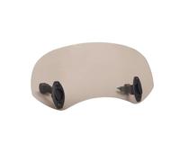Spoiler Parabrisas Moto para Claro para Motocicleta para Extensión De Parabrisas Alerón Ajustable Abrazadera-en Deflector(Light Coffee)