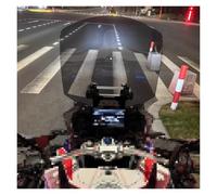 Spoiler Parabrisas Moto para KOVE para Motocicleta 625X, Deflector De Viento para Parabrisas Modificado, Accesorios Vidrio Frontal Elevado(Claro,45)