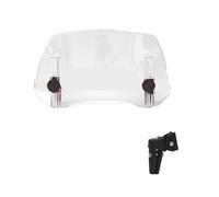 Spoiler Parabrisas Moto para Kymco para Agility para 125 para El Centro De 2017 Universal Motocicleta Ajustable Parabrisas Extensión Spoiler Defletor(Transparent,M)