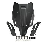 Spoiler Parabrisas Moto para Yamaha para MT-07 para MT07 2021 2022 2023 Fz07 FZ-07 Parabrisas De Aluminio Negro para Motocicleta Deflector Visera Deportiva