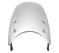 Spoiler Parabrisas para Ducati para Scrambler 400/803 2015-2020 Excepto Cafe Racer Y Modelos 1100 Parabrisas De Motocicleta Protector Deflector Viento(Silver)