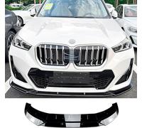 Spoiler Parachoques Delantero para BMW X1 U11 M Sport 2023+ Coche Alerón Delantero Coche Frontal Alerón Divisor Lip Divisor de Labios Protector de alerón