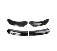 Spoiler Parachoques Delantero Separador Labios Parachoques Delantero Plástico ABS Ajustable Universal Piezas Divisor Labios Pato Kit Carrocería Alerón Barbilla