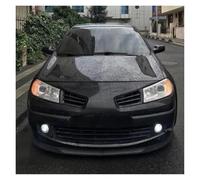Spoiler Parachoques Kit De Carrocería para Megane 2 Accesorios para Coche Alerón Divisor Difusor Solapa Parachoques Deportivo Piezas Exteriores 2 Uds Labios Spoiler Delantero(Black)