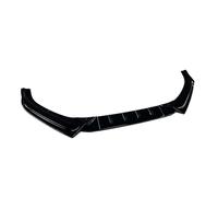Spoiler Parachoques para A4 B9 2017 2018 2019 Kit Carrocería Alerón Parachoques Delantero con Apariencia Fibra Carbono Negro Brillante Alerones Delantero Coche(Negro Brillante)