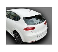 Spoiler Trasero Alerón Trasero de Techo para Seat para Leon MK2 5F de 5 Puertas (2008, 2009, 2010, 2011 y 2012), Kit de carrocería ABS. Alerón Universal(Blanco)