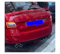 Spoiler Trasero Alerón Trasero Fibra Vidrio ABS Sin Pintar para VW para Skoda para Octavia 2014-2019 Cubierta para El Borde Maletero Estilo Coche Alerón Coche(Carbon Fiber Pattern)