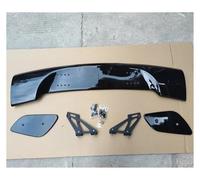 Spoiler Trasero para Hyundai para Elantra Plástico ABS Sin Pintar Alerón Techo Trasero GT Borde Maletero Cubierta Maletero Alerón Coche(ABS Glossy Black)
