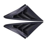 Spoiler Wing 2X para Civic para Type R Hatchback 2020 2021 Rejillas De Ventilación Laterales Traseras ABS Persianas Cubiertas Molduras Accesorios(Negro Mate)