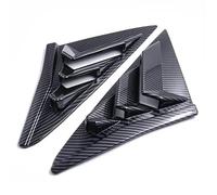 Spoiler Wing 2X para Civic para Type R Hatchback 2020 2021 Rejillas De Ventilación Laterales Traseras ABS Persianas Cubiertas Molduras Accesorios(Aspecto de Fibra de Carbono.)