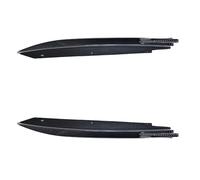 Spoiler Wing 2X para Serie 5 G30 M para Sport para M-Tech 525i 530i 540i 2017 Adelante Parachoques Trasero Divisor Canards Labio Spoiler Cubierta Esquina por ABS(Carbon Look)