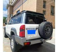 Spoiler Wing Alerón Trasero De Plástico ABS para Nissan para Patrol Y61 Color Negro Accesorio para Coche(Aspecto de Fibra de Carbono.)