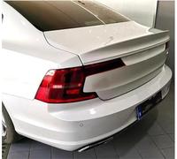 Spoiler Wing Alerón Trasero Exterior ABS para Volvo para S90 2017 2018 2019 2020 Decoración para Maletero Estilo De Coche(Negro)