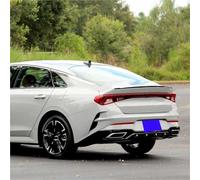 Spoiler Wing Alerón Trasero Plástico ABS Negro Brillante para Kia para Optima K5 GT 2020 2021 K5 DL3 Decoración para El Alerón Trasero del Maletero del Coche.(Unpainted)