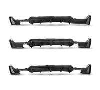 Spoiler Wing para Serie 4 F32 F33 F36 M para Sport 2014 2015 2016 2017 2018 MP Styling Parachoques Borde Luz Freno Difusor Trasero Fibra Carbono Spoiler(2 Outlet with Lamp)
