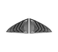 Spoiler Wing para Tesla para Modelo 3 2017-2023 para Modelo Y 2020-2023 Par Alerones Cubierta Persiana Ventana Trasera Moldura Persiana Ventana Triangular Trasera(Gloss Black)