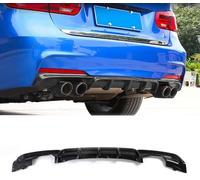 Spoilers De Parachoques Traseros De Coche para BMW 3 Series F30 F31 M Sport 2012-2019 328i 330i, AleróN Trasero Difusor De Parachoques Trasero para Coche, Protector Anti-Golpes, Color Negro