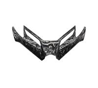 spoilers Deflector De Ala Aerodinámico Para Alerones Delanteros Desnudos Fuerza Descendente Deportiva Para NINJA 300 Para NINJA 250 2013-2017(Black-c)