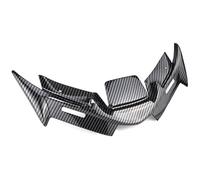 Spoilers laterales Compatible Con Yamaha Para YZFR15 Para V4 Para R15M 2021 2022 2023 Alerón Lateral Para Motocicleta Aletas Aire Viento Accesorios Decorativos(Black 1)