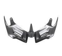 Spoilers laterales Compatible Con Yamaha Para YZFR3 Para R25 2014 2015 2016 2017 2018 Alerón Lateral De Motocicleta Winglets Aerodinámicos Para Wing Air Wind Universal(Black1)