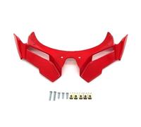 Spoilers laterales Para ZX-25R Para ZX-4R 2021 2022 2023 2024 Lateral Motocicleta Aerodinámico Frontal Para Motocicleta Protectores Cubiertas Para Aletas Accesorios(Red)