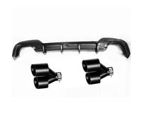 Spoilers Traseros Coche Difusor Parachoques Trasero para Serie 3 G20 330i 330li 2020 Alerón Divisor Labio + Silenciador Punta Escape AleróN Techo