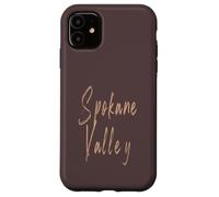 Spokane Valley Washington Diseño Elegante Vintage Carcasa para iPhone 11
