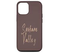 Spokane Valley Washington Diseño Elegante Vintage Carcasa para iPhone 12/12 Pro