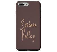 Spokane Valley Washington Diseño Elegante Vintage Carcasa para iPhone 7 Plus/8 Plus