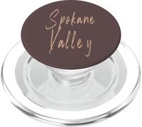 Spokane Valley Washington Diseño Elegante Vintage PopSockets PopGrip para MagSafe