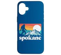 Spokane Washington Bigfoot Mountains Carcasa para iPhone 16 Plus