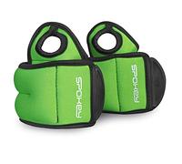 SPOKEY COM Form IV - Muñequeras de Neopreno con Presilla para el Pulgar, 2 Unidades, Colores Surtidos, 3 Niveles de Peso de 0,5 a 1,5 kg, con prácticos Cierres de Velcro