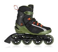 Spokey MrFIT & MrsFIT Patines en línea para Hombre y Mujer con Triple Sistema de Bloqueo, Talla 36-46, Material de Calzado Ligero y Transpirable, Ruedas 82A, Carbono ABEC7