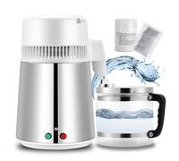 Spolehli Destilador de agua 4L destilador agua de acero inoxidable máquina destiladora de agua 220V Water Distiller para destilar agua pura en casa con jarra