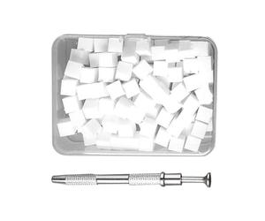 Spongas De Uñas -100pcs Triangle Shape Sponges De Arte De Uñas | Godas Cosméticas | Cuña De Esponja De Maquillaje | Herramientas De Mezcla De Precisión Para Polaco Naiil, Efectos, Base Y Aplicac