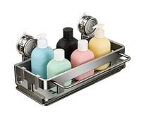 Sponge Holder for Kitchen Sink | 30 x 14 x 13,5 cm Wall Mounted Holder,Efficient Drenage Bathroom Suction Organizer - for Restaurant Dishcloth Drenin Plug Shampoo Soap Shower Gel