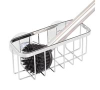 Sponge Holder for Kitchen Sink | Rustproof Stainless Steel Organizer with Suction Cup,Kitchen Sink Organizer - for Home Apartment Countertop Cabinet Corner Inside Hotel Farmhouse Cooking Camping Picni