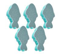 Sponge to Clean Fish Tank - Fish Shape Cleaning Brush Set, Aquarium Scrubber Sponge Tool, 5 Piece Tank Cleaner Brush Kit for Glass Algae Removal, Safe Tool for Betta Turtle Shrimp Pond Saltwater
